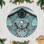 Aotearoa Iwi Ngati Paoa Tree Skirt Maori Kowhaiwhai Pattern