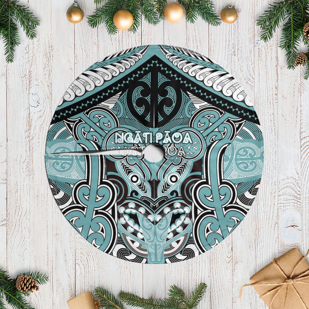 Aotearoa Iwi Ngati Paoa Tree Skirt Maori Kowhaiwhai Pattern