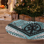 Aotearoa Iwi Ngati Paoa Tree Skirt Maori Kowhaiwhai Pattern