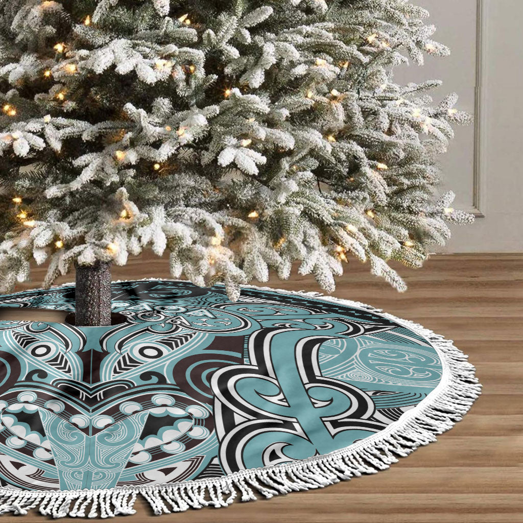 Aotearoa Iwi Ngati Paoa Tree Skirt Maori Kowhaiwhai Pattern