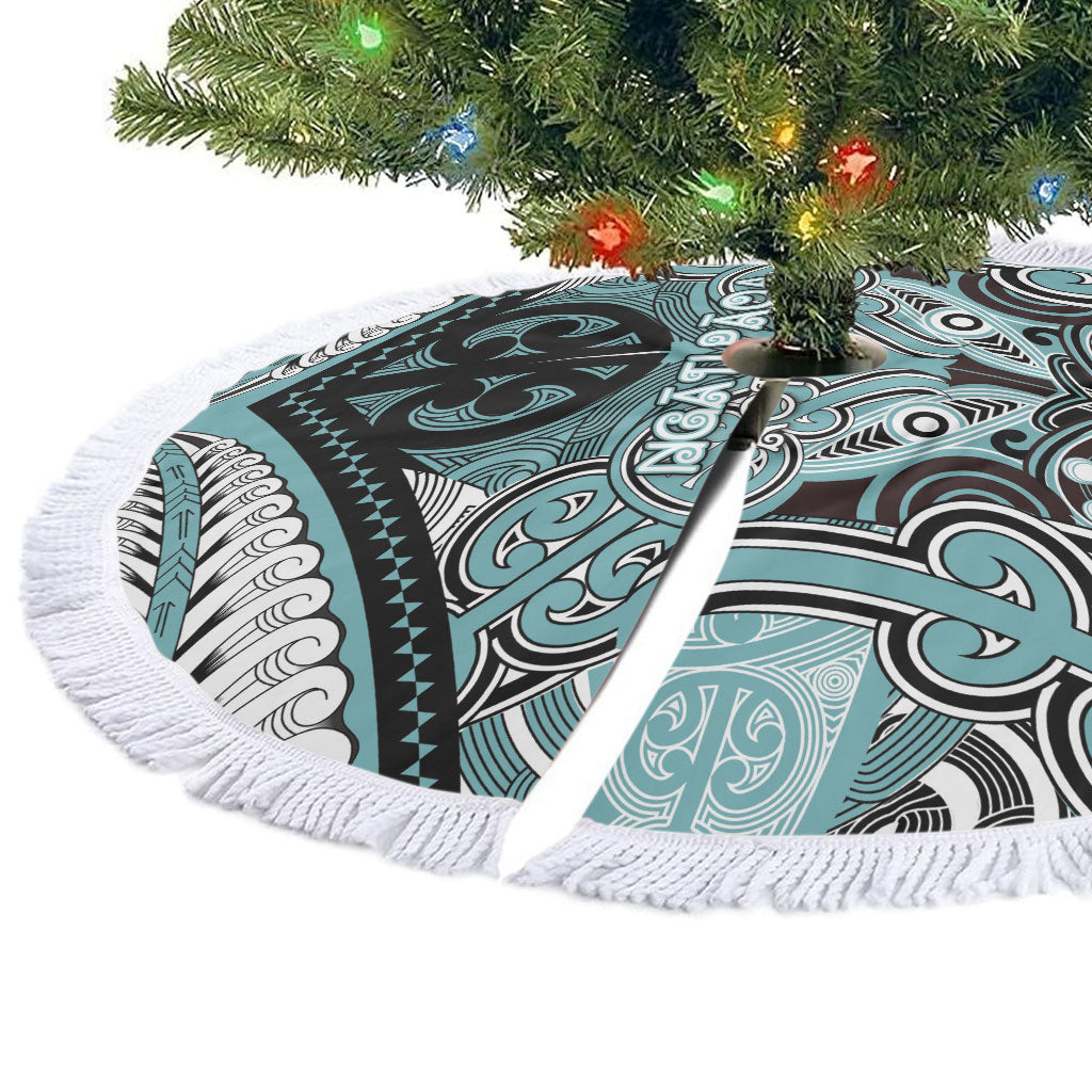 Aotearoa Iwi Ngati Paoa Tree Skirt Maori Kowhaiwhai Pattern