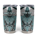 Aotearoa Iwi Ngati Paoa Personalised Tumbler Cup Maori Kowhaiwhai Pattern