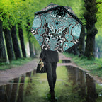 Aotearoa Iwi Ngati Paoa Umbrella Maori Kowhaiwhai Pattern