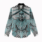 Aotearoa Iwi Ngati Paoa Personalised Women Casual Shirt Maori Kowhaiwhai Pattern