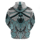 Aotearoa Iwi Ngati Paoa Personalised Zip Hoodie Maori Kowhaiwhai Pattern