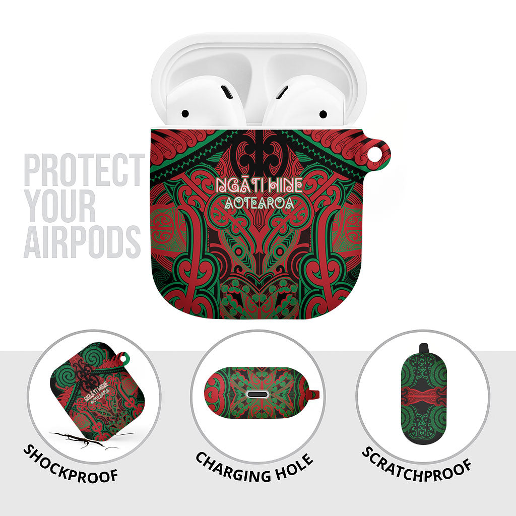 Aotearoa Iwi Ngati Hine AirPods Case Maori Kowhaiwhai Pattern