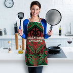 Aotearoa Iwi Ngati Hine Apron Maori Kowhaiwhai Pattern