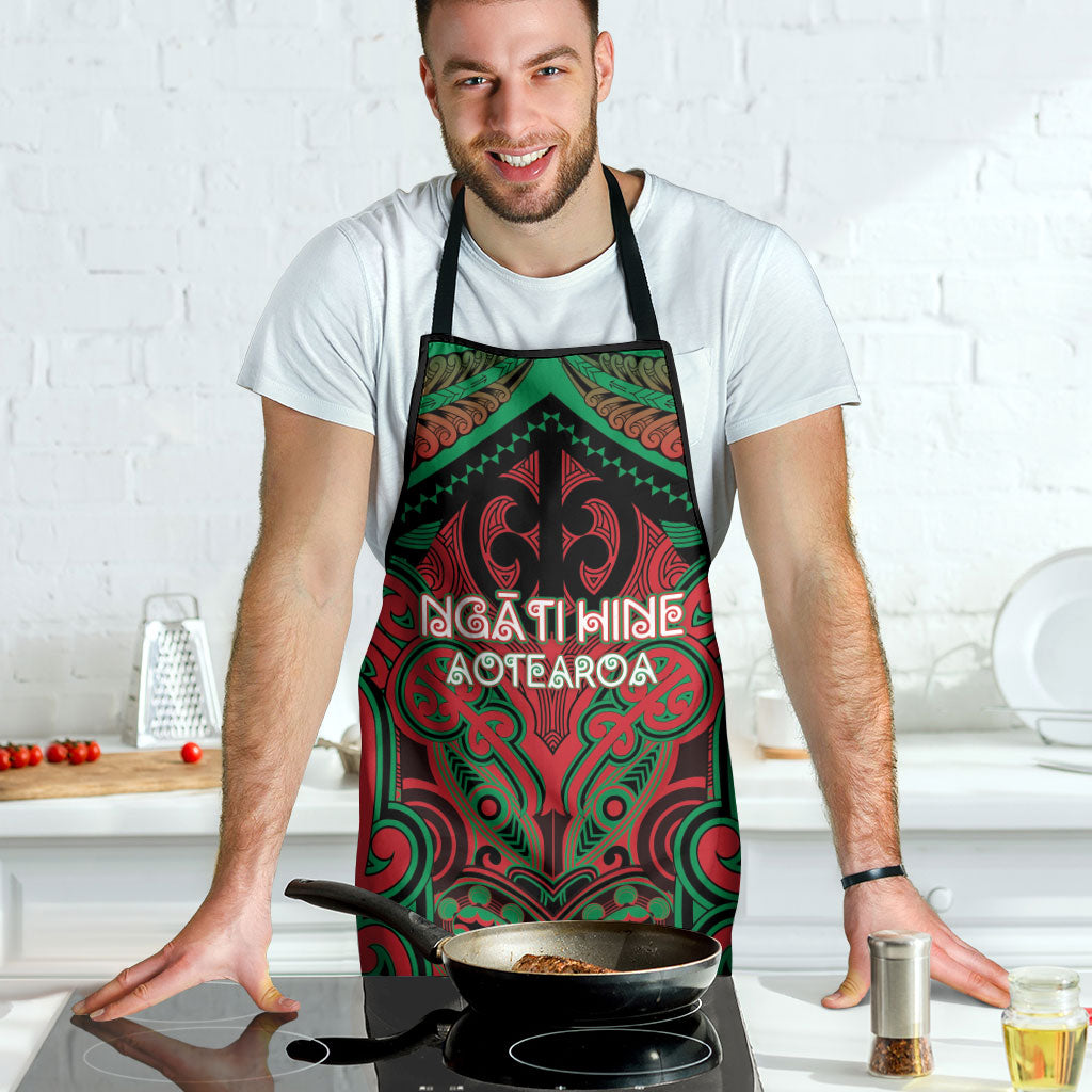 Aotearoa Iwi Ngati Hine Apron Maori Kowhaiwhai Pattern