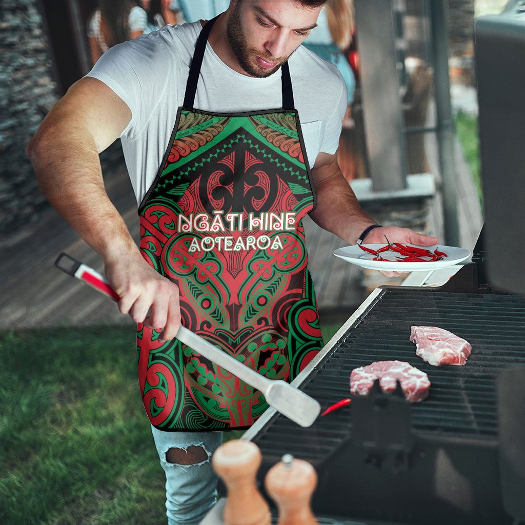 Aotearoa Iwi Ngati Hine Apron Maori Kowhaiwhai Pattern
