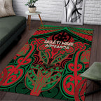 Aotearoa Iwi Ngati Hine Area Rug Maori Kowhaiwhai Pattern