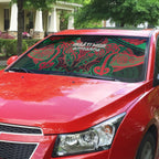Aotearoa Iwi Ngati Hine Auto Sun Shade Maori Kowhaiwhai Pattern