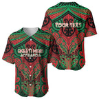 Aotearoa Iwi Ngati Hine Personalised Baseball Jersey Maori Kowhaiwhai Pattern