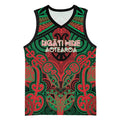 Aotearoa Iwi Ngati Hine Personalised Basketball Jersey Maori Kowhaiwhai Pattern