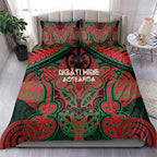 Aotearoa Iwi Ngati Hine Bedding Set Maori Kowhaiwhai Pattern