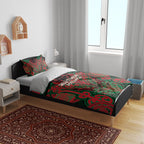 Aotearoa Iwi Ngati Hine Bedding Set Maori Kowhaiwhai Pattern