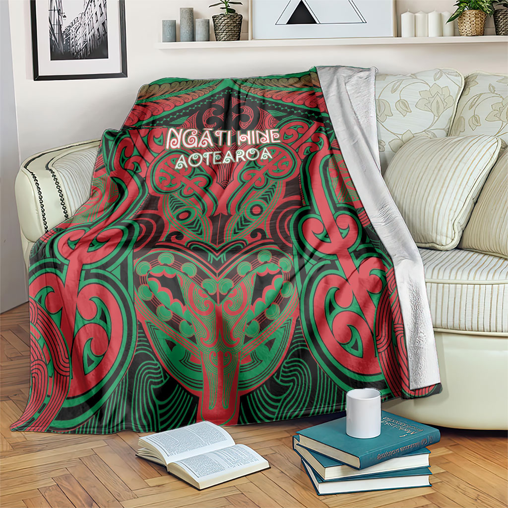 Aotearoa Iwi Ngati Hine Blanket Maori Kowhaiwhai Pattern