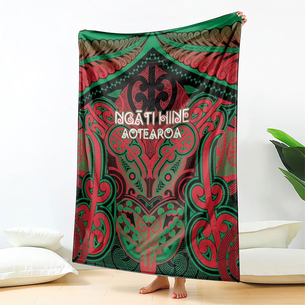 Aotearoa Iwi Ngati Hine Blanket Maori Kowhaiwhai Pattern