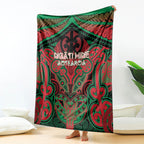 Aotearoa Iwi Ngati Hine Blanket Maori Kowhaiwhai Pattern