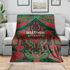Aotearoa Iwi Ngati Hine Blanket Maori Kowhaiwhai Pattern