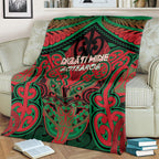 Aotearoa Iwi Ngati Hine Blanket Maori Kowhaiwhai Pattern