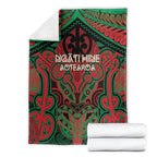 Aotearoa Iwi Ngati Hine Blanket Maori Kowhaiwhai Pattern
