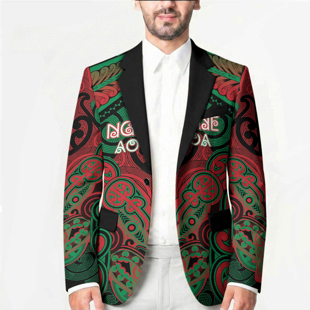 Aotearoa Iwi Ngati Hine Personalised Blazer Maori Kowhaiwhai Pattern