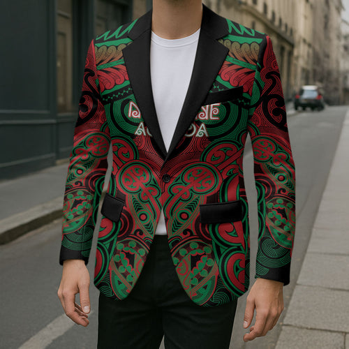 Aotearoa Iwi Ngati Hine Personalised Blazer Maori Kowhaiwhai Pattern