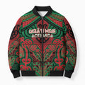 Aotearoa Iwi Ngati Hine Personalised Bomber Puffer Jacket Maori Kowhaiwhai Pattern