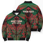 Aotearoa Iwi Ngati Hine Personalised Bomber Puffer Jacket Maori Kowhaiwhai Pattern