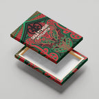 Aotearoa Iwi Ngati Hine Canvas Wall Art Maori Kowhaiwhai Pattern
