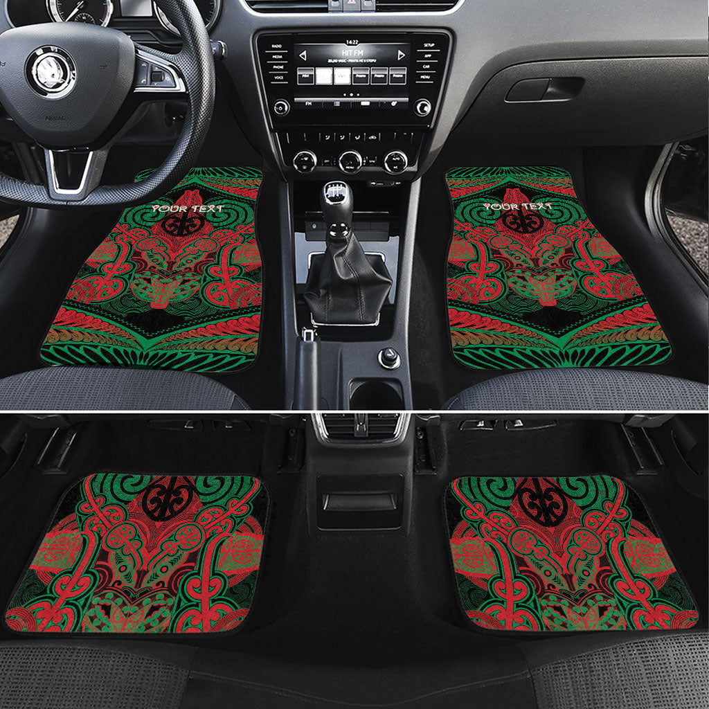 Aotearoa Iwi Ngati Hine Personalised Car Mats Maori Kowhaiwhai Pattern