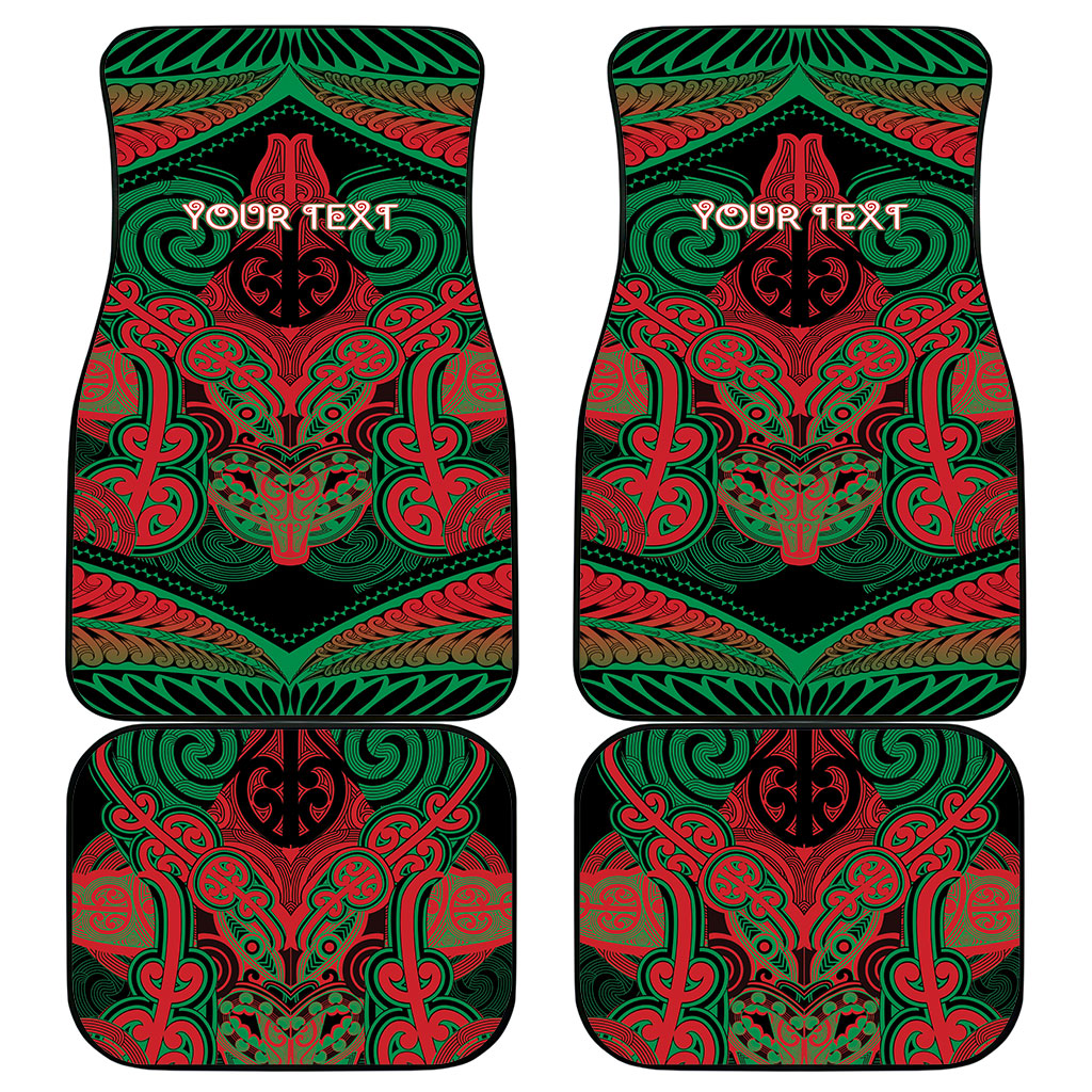 Aotearoa Iwi Ngati Hine Personalised Car Mats Maori Kowhaiwhai Pattern