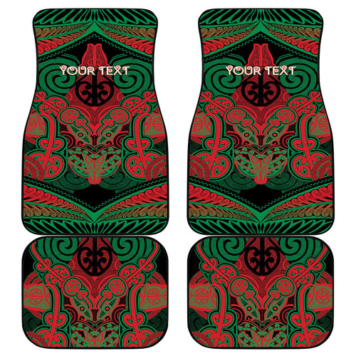 Aotearoa Iwi Ngati Hine Personalised Car Mats Maori Kowhaiwhai Pattern