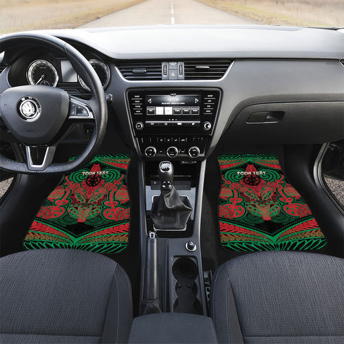 Aotearoa Iwi Ngati Hine Personalised Car Mats Maori Kowhaiwhai Pattern
