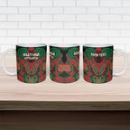 Aotearoa Iwi Ngati Hine Personalised Ceramic Mug Maori Kowhaiwhai Pattern