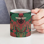 Aotearoa Iwi Ngati Hine Personalised Ceramic Mug Maori Kowhaiwhai Pattern