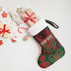 Aotearoa Iwi Ngati Hine Personalised Christmas Stocking Maori Kowhaiwhai Pattern