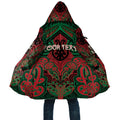 Aotearoa Iwi Ngati Hine Personalised Cloak Maori Kowhaiwhai Pattern