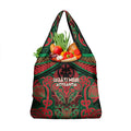 Aotearoa Iwi Ngati Hine Grocery Bag Maori Kowhaiwhai Pattern
