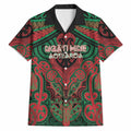 Aotearoa Iwi Ngati Hine Personalised Hawaiian Shirt Maori Kowhaiwhai Pattern