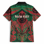 Aotearoa Iwi Ngati Hine Personalised Hawaiian Shirt Maori Kowhaiwhai Pattern