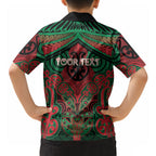 Aotearoa Iwi Ngati Hine Personalised Hawaiian Shirt Maori Kowhaiwhai Pattern