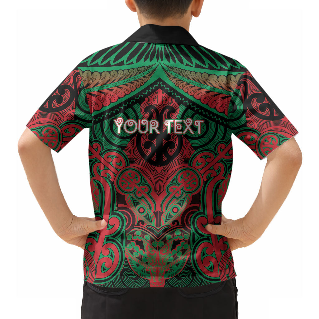 Aotearoa Iwi Ngati Hine Personalised Hawaiian Shirt Maori Kowhaiwhai Pattern