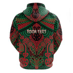 Aotearoa Iwi Ngati Hine Personalised Hoodie Maori Kowhaiwhai Pattern