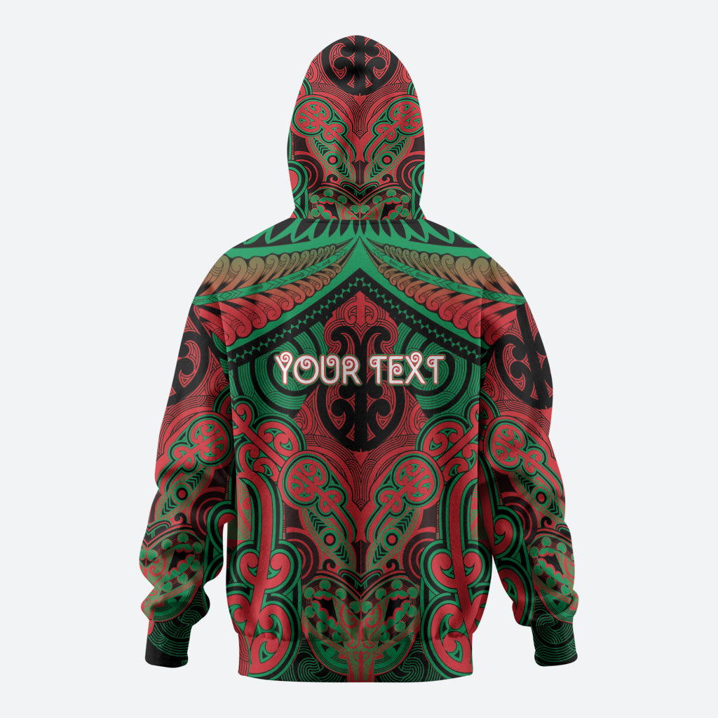 Aotearoa Iwi Ngati Hine Personalised Hoodie Maori Kowhaiwhai Pattern