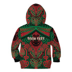 Aotearoa Iwi Ngati Hine Personalised Kid Hoodie Maori Kowhaiwhai Pattern