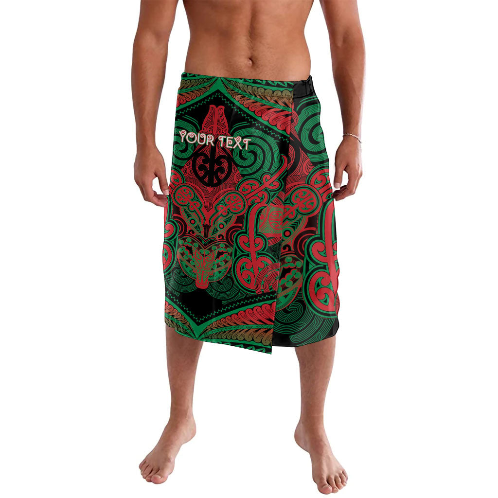 Aotearoa Iwi Ngati Hine Personalised Lavalava Maori Kowhaiwhai Pattern