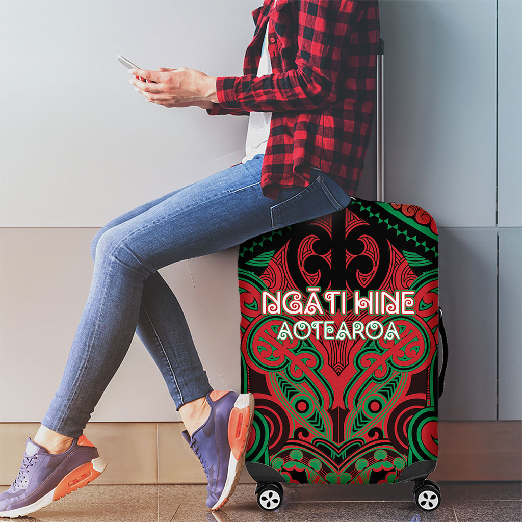 Aotearoa Iwi Ngati Hine Luggage Cover Maori Kowhaiwhai Pattern