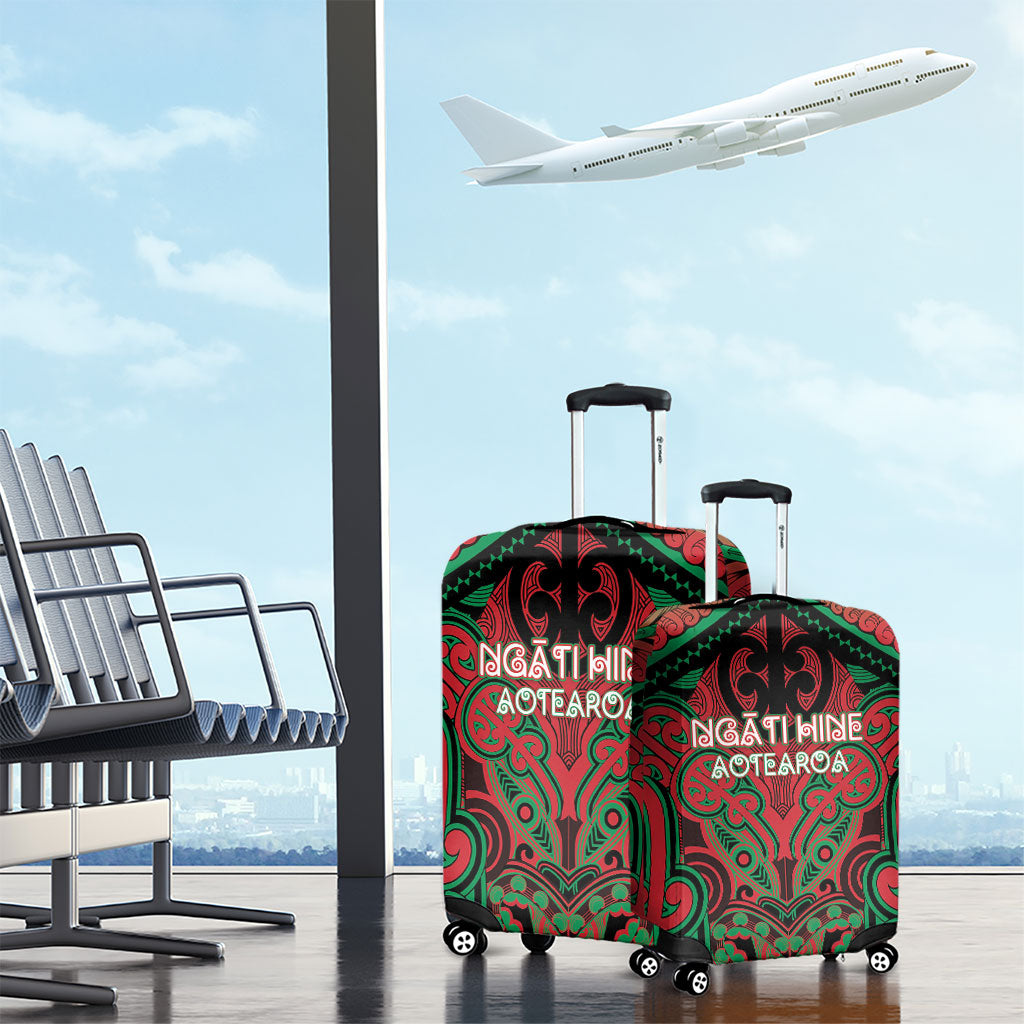 Aotearoa Iwi Ngati Hine Luggage Cover Maori Kowhaiwhai Pattern
