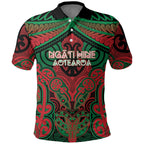 Aotearoa Iwi Ngati Hine Personalised Polo Shirt Maori Kowhaiwhai Pattern
